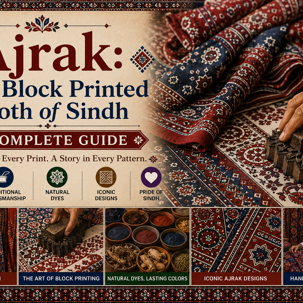 Ajrak: The Block Printed Cloth of Sindh