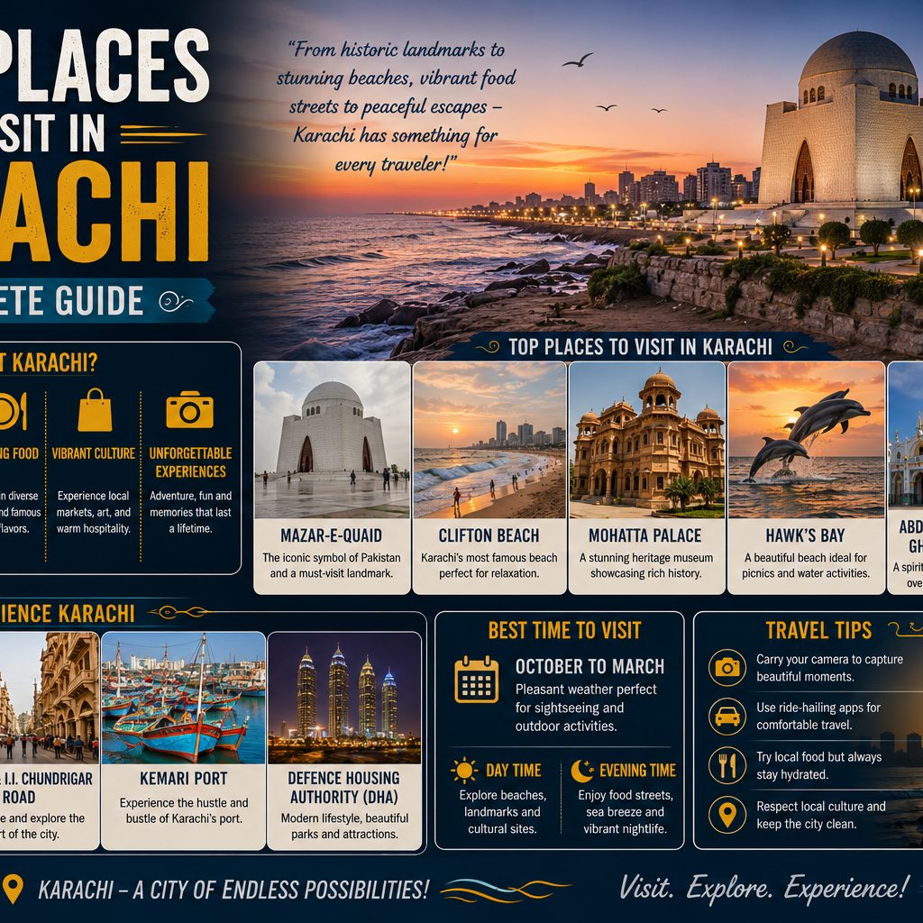 Best Places to Visit in Karachi: A Complete Guide