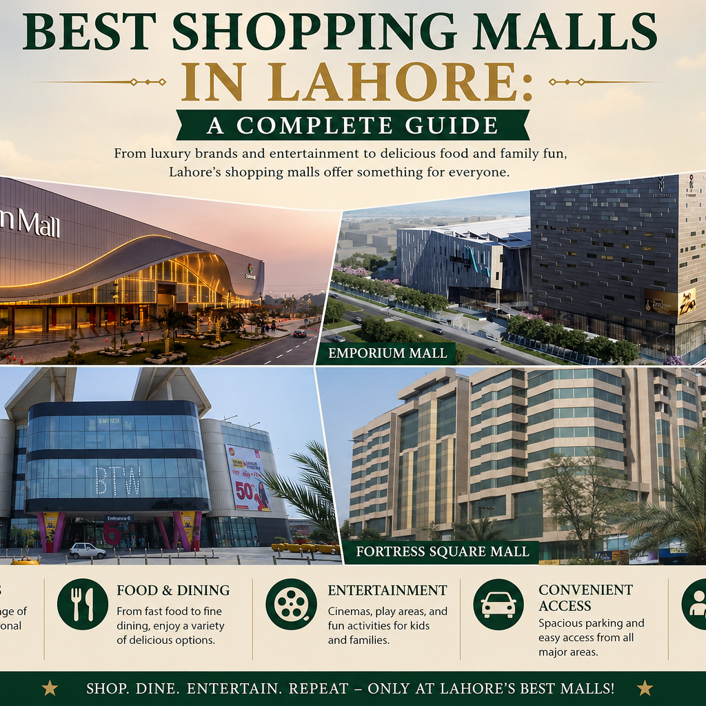 Best Shopping Malls in Lahore: A Complete Guide