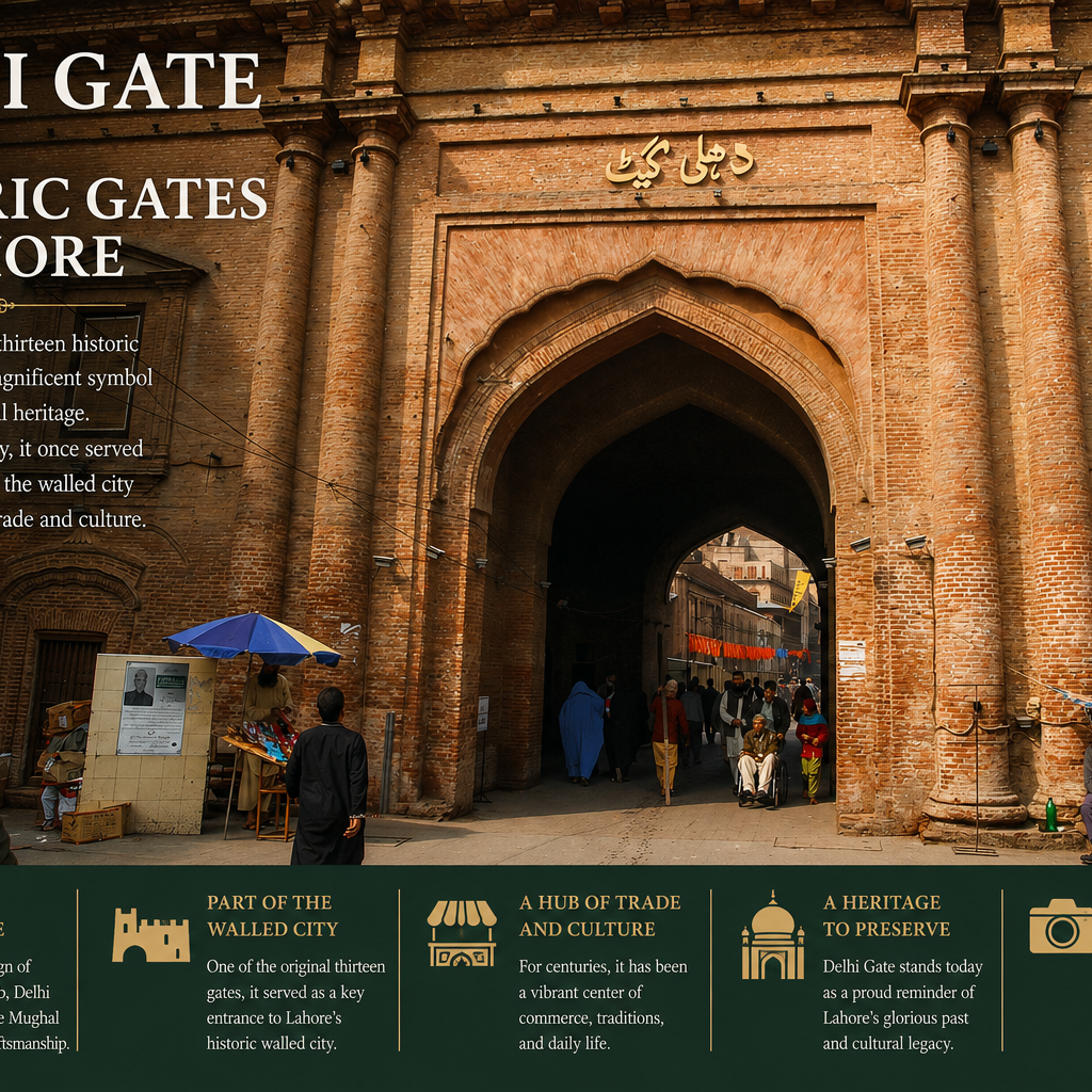 Delhi Gate and the Historic Gates of Lahore