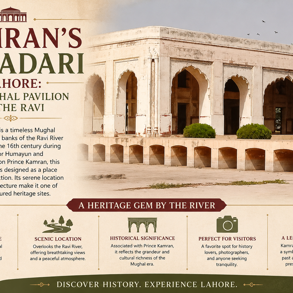 Kamran's Baradari Lahore: The Mughal Pavilion on the Ravi