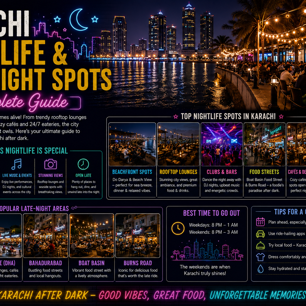 Karachi Nightlife and Late Night Spots: A Complete Guide