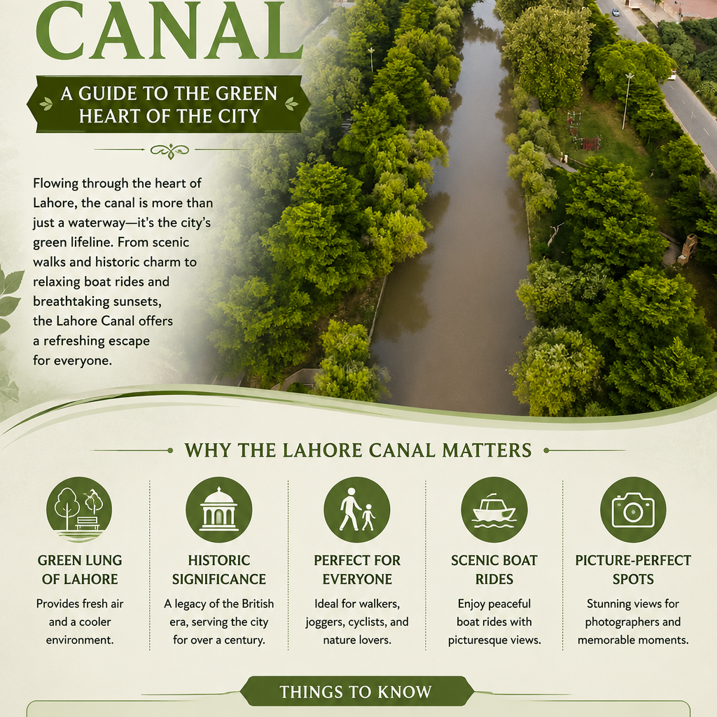The Lahore Canal: A Guide to the Green Heart of the City
