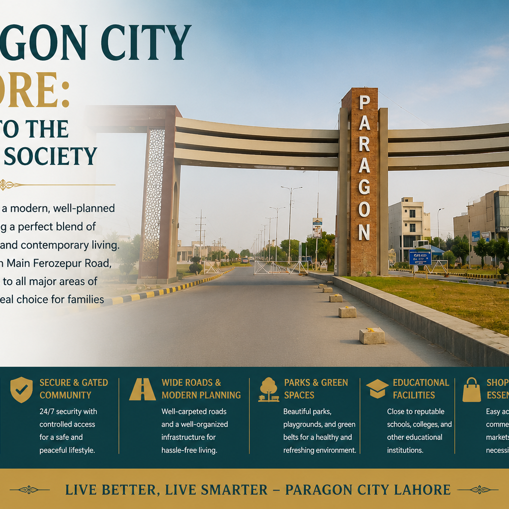 Paragon City Lahore: A Guide to the Housing Society
