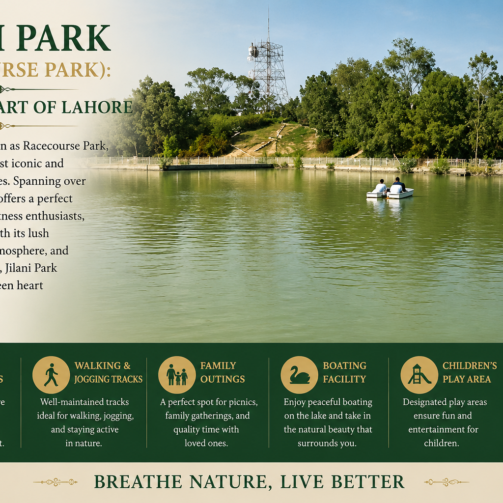 Jilani Park (Racecourse Park): A Green Heart of Lahore