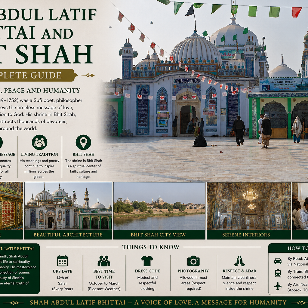 Shah Abdul Latif Bhittai and Bhit Shah: A Complete Guide