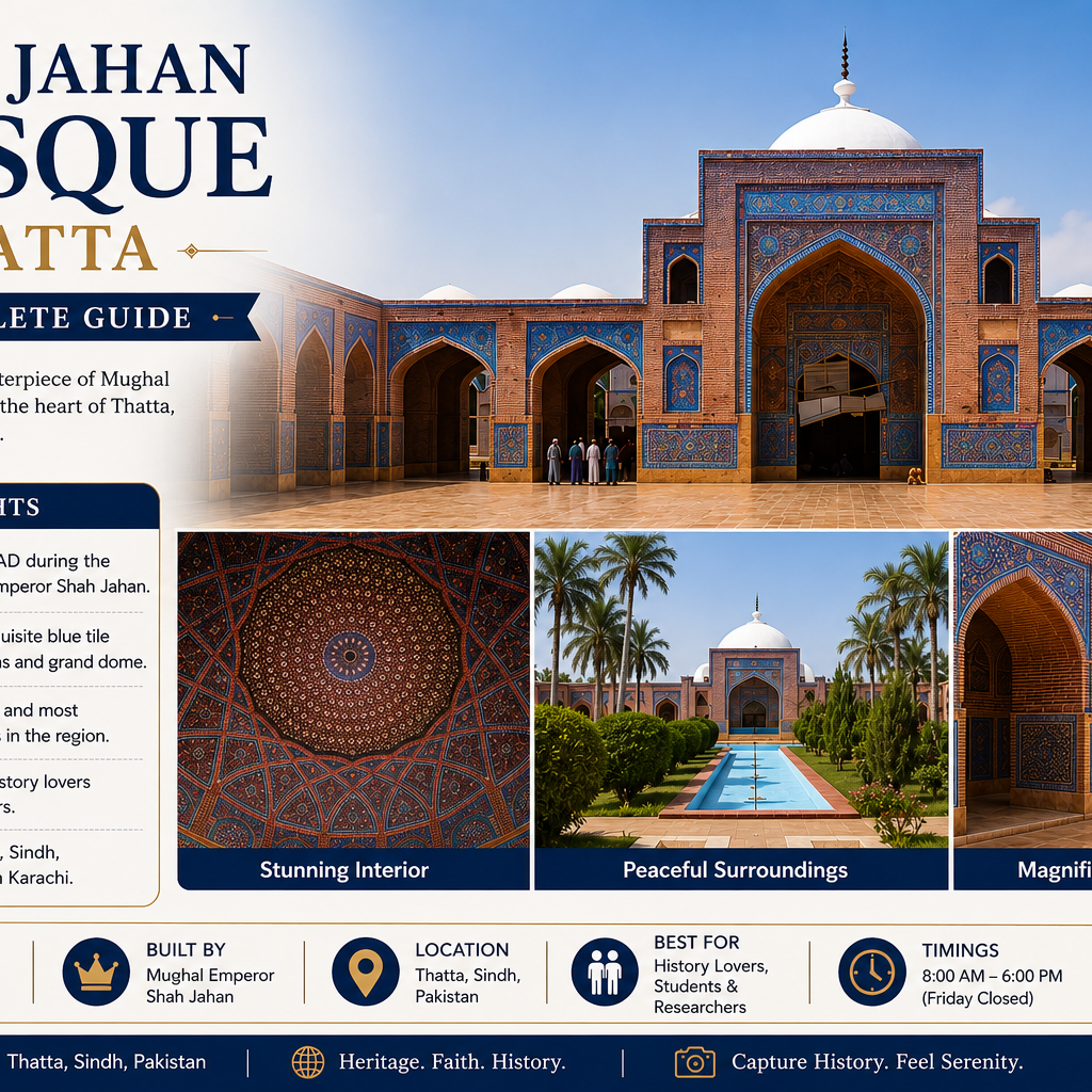 Shah Jahan Mosque, Thatta: A Complete Guide